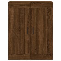 vidaXL Wandschrank Braun Eichen-Optik 69,5x34x90 cm Holzwerkstoff