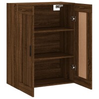 vidaXL Wandschrank Braun Eichen-Optik 69,5x34x90 cm Holzwerkstoff