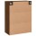 vidaXL Wandschrank Braun Eichen-Optik 69,5x34x90 cm Holzwerkstoff