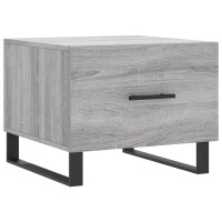 vidaXL Couchtisch Grau Sonoma 50x50x40 cm Holzwerkstoff