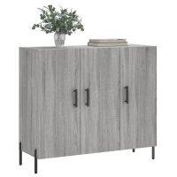 vidaXL Sideboard Grau Sonoma 90x34x80 cm Holzwerkstoff