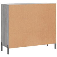 vidaXL Sideboard Grau Sonoma 90x34x80 cm Holzwerkstoff