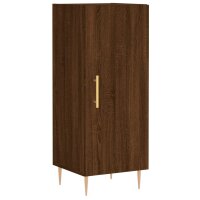 vidaXL Sideboard Braun Eichen-Optik 34,5x34x90 cm Holzwerkstoff