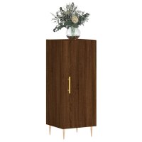 vidaXL Sideboard Braun Eichen-Optik 34,5x34x90 cm Holzwerkstoff