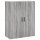 vidaXL Wandschrank Grau Sonoma 69,5x34x90 cm