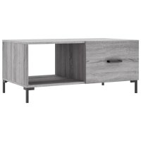 vidaXL Couchtisch Grau Sonoma 90x50x40 cm Holzwerkstoff