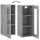 vidaXL Wandschrank Grau Sonoma 34,5x34x90 cm