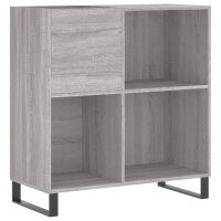 vidaXL Plattenschrank Grau Sonoma 84,5x38x89 cm Holzwerkstoff