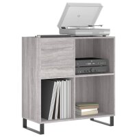 vidaXL Plattenschrank Grau Sonoma 84,5x38x89 cm Holzwerkstoff