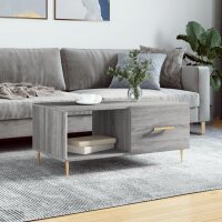 vidaXL Couchtisch Grau Sonoma 90x50x40 cm Holzwerkstoff