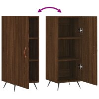 vidaXL Sideboard Braun Eichen-Optik 34,5x34x90 cm Holzwerkstoff