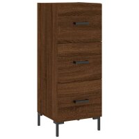 vidaXL Sideboard Braun Eichen-Optik 34,5x34x90 cm...