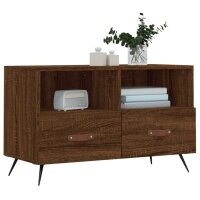 vidaXL TV-Schrank Braun Eichen-Optik 80x36x50 cm Holzwerkstoff