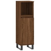 vidaXL Badschrank Braun Eichen-Optik 30x30x100 cm...