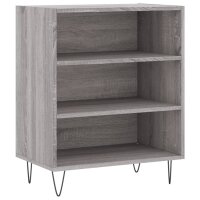 vidaXL Sideboard Grau Sonoma 57x35x70 cm Holzwerkstoff