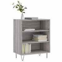 vidaXL Sideboard Grau Sonoma 57x35x70 cm Holzwerkstoff