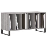 vidaXL Plattenschrank Grau Sonoma 100x38x48 cm Holzwerkstoff