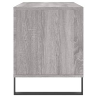 vidaXL Plattenschrank Grau Sonoma 100x38x48 cm Holzwerkstoff