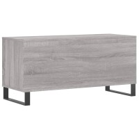 vidaXL Plattenschrank Grau Sonoma 100x38x48 cm Holzwerkstoff