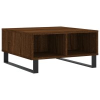 vidaXL Couchtisch Braun Eichen-Optik 60x60x30 cm...