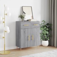 vidaXL Sideboard Grau Sonoma 69,5x34x90 cm Holzwerkstoff