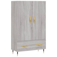 vidaXL Highboard Grau Sonoma 69,5x31x115 cm Holzwerkstoff