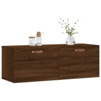 vidaXL Wandschrank Braun Eichen-Optik 100x36,5x35 cm...