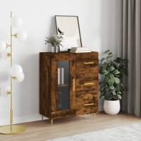 vidaXL Sideboard Räuchereiche 69,5x34x90 cm...