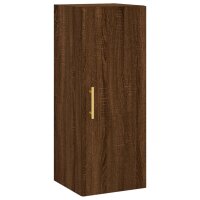 vidaXL Wandschrank Braun Eichen-Optik 34,5x34x90 cm