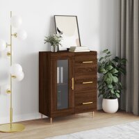 vidaXL Sideboard Braun Eichen-Optik 69,5x34x90 cm Holzwerkstoff