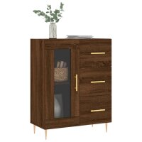 vidaXL Sideboard Braun Eichen-Optik 69,5x34x90 cm Holzwerkstoff