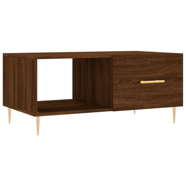 vidaXL Couchtisch Braun Eichen-Optik 90x50x40 cm Holzwerkstoff