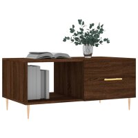 vidaXL Couchtisch Braun Eichen-Optik 90x50x40 cm Holzwerkstoff