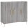 vidaXL Sideboard Grau Sonoma 90x34x80 cm Holzwerkstoff