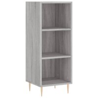 vidaXL Sideboard Grau Sonoma 34,5x32,5x90 cm Holzwerkstoff