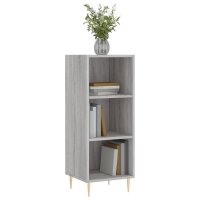 vidaXL Sideboard Grau Sonoma 34,5x32,5x90 cm Holzwerkstoff