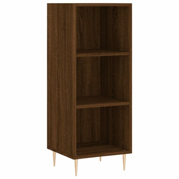 vidaXL Sideboard Braun Eichen-Optik 34,5x32,5x90 cm Holzwerkstoff