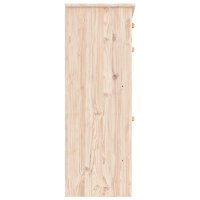 vidaXL Schuhschrank ALTA 77x35x96 cm Massivholz Kiefer