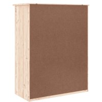 vidaXL Schuhschrank ALTA 77x35x96 cm Massivholz Kiefer