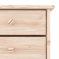 vidaXL Schuhschrank ALTA 77x35x96 cm Massivholz Kiefer