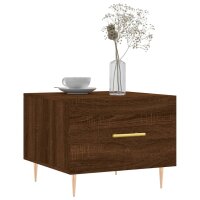 vidaXL Couchtische 2 Stk. Braun Eichen-Optik 50x50x40 cm Holzwerkstoff