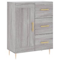 vidaXL Sideboard Grau Sonoma 69,5x34x90 cm Holzwerkstoff