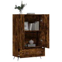 vidaXL Highboard Räuchereiche 69,5x31x115 cm Holzwerkstoff