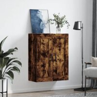 vidaXL Wandschrank Räuchereiche 69,5x34x90 cm Holzwerkstoff