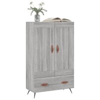 vidaXL Highboard Grau Sonoma 69,5x31x115 cm Holzwerkstoff