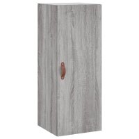 vidaXL Wandschrank Grau Sonoma 34,5x34x90 cm