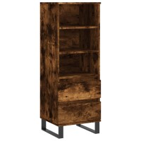 vidaXL Highboard Räuchereiche 40x36x110 cm...