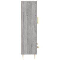 vidaXL Highboard Grau Sonoma 69,5x31x115 cm Holzwerkstoff