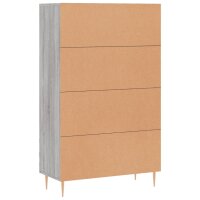 vidaXL Highboard Grau Sonoma 69,5x31x115 cm Holzwerkstoff