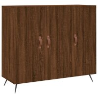 vidaXL Sideboard Braun Eichen-Optik 90x34x80 cm Holzwerkstoff